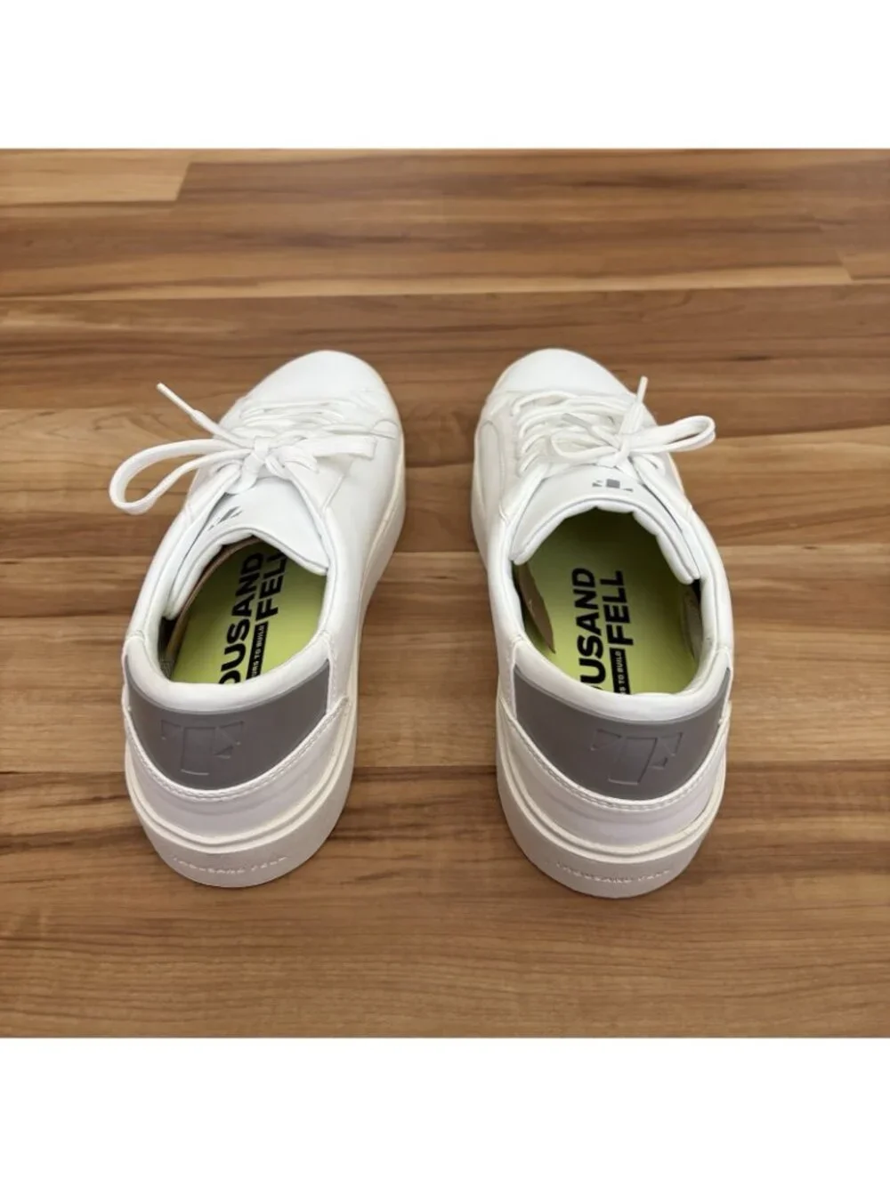 Thousand Fell Men’s Lace Up Sneakers White Size 11.5 Casual New Other